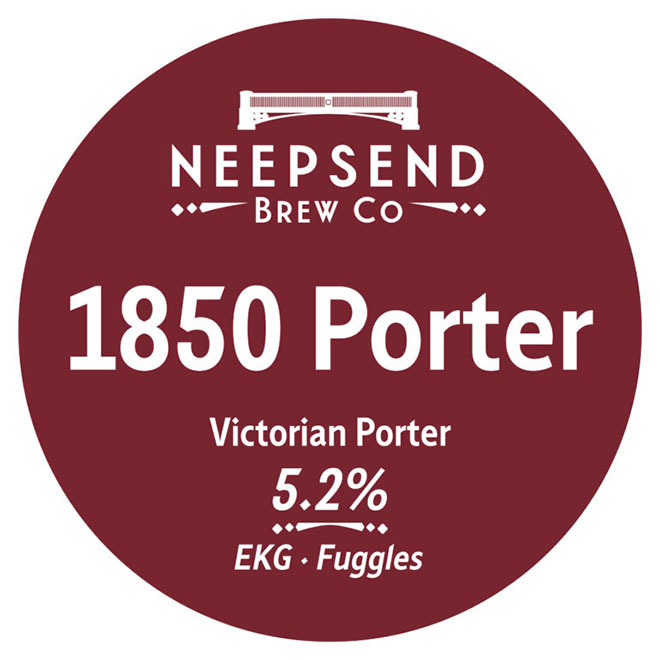1850 Porter beer artwork
